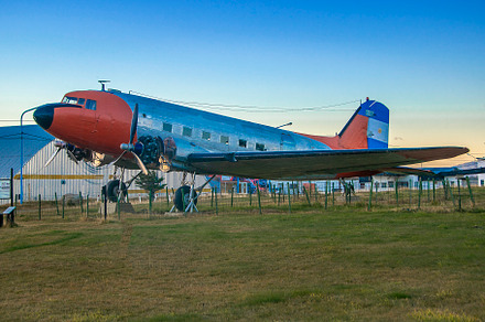 Old airctaft at outdoor musuem, ushuaia, argentina, a Transportation Photo by DanFLCreativo