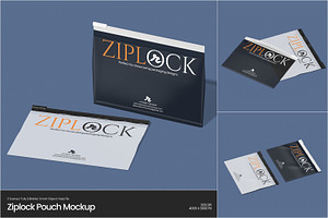 Ziplock Pouch Mockup, a Packaging Mockup by Permadi Creative