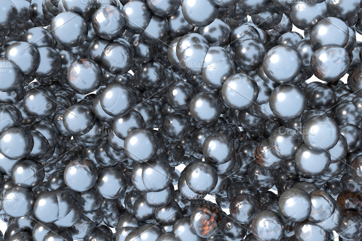 steel rusty ball 3d illustration tex, a Decorative Illustration by Famapictura (Photo 1 of 2)