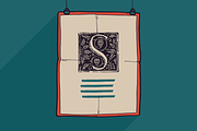 Totes Buch Gothic Woodcut Initials, a Blackletter Font by kaer_shop (Thumbnail 8 of 12)