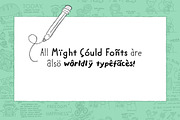 Might Could Drawing Tools Font Trio, a Sans Serif Font by Might Could Studios (Thumbnail 3 of 5)