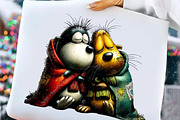 Cozy Animal Friends Clipart, an Illustration by Craft Nest (Thumbnail 5 of 8)