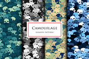 Halloween colored sculls print set, a Pattern Graphic by ArchonDigitalShop (Thumbnail 5 of 6)