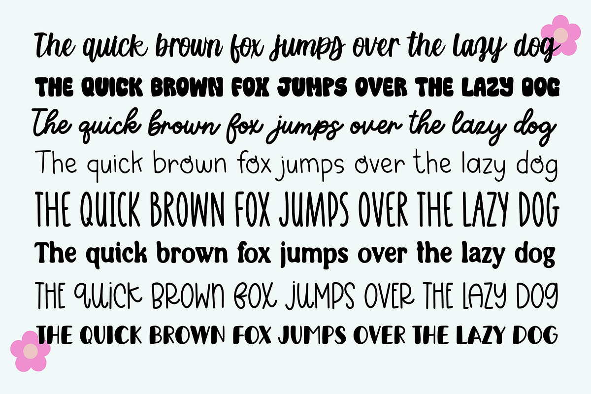 SUPER CUTE Font Mix - 16 Fonts Bundl, a Handwritten Font by Blush Font Co. (Photo 2 of 3)