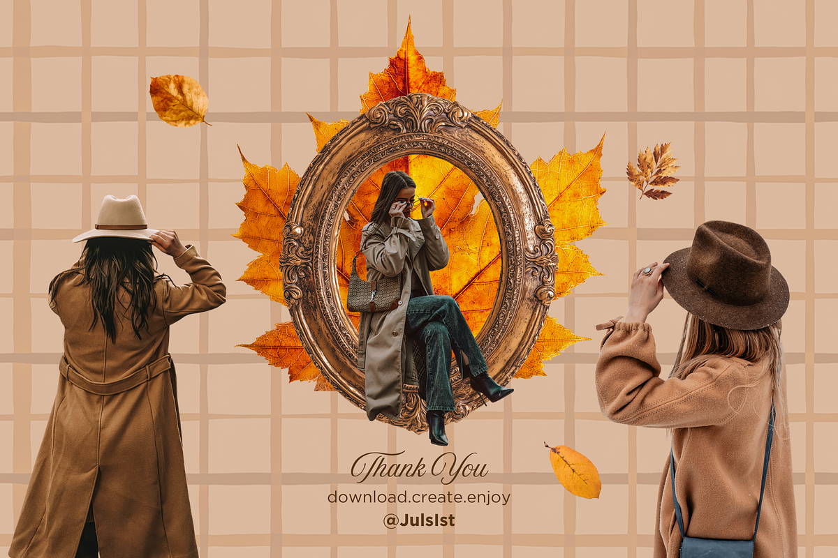 Autumn Collage Kit - Cozy Fall, an Object Graphic by JulsIst (Photo 8 of 8)