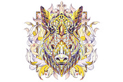 Ethnic Collection: Boar, an Animal Illustration by ArtoJoy (Thumbnail 4 of 6)