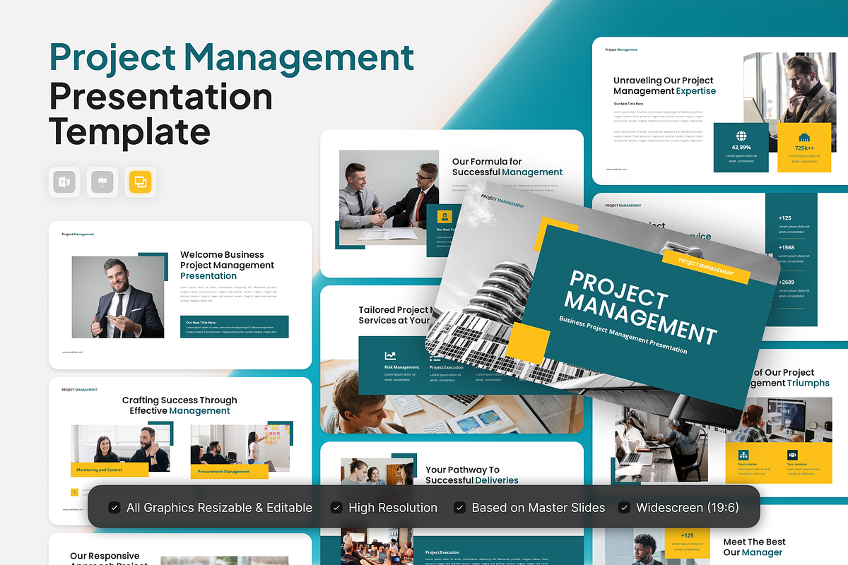 Business Management Google Slide, a Presentation Template by Annora Studio (Photo 1 of 5)