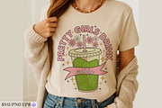 Pretty Girls Drink Matcha Hand-drawn, a Graphic by mh_arif (Thumbnail 4 of 4)