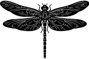 Dragonfly Silhouette, an Object Graphic by Designer_Momina (Thumbnail 6 of 20)