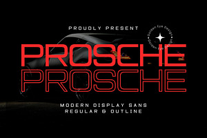 Prosche - Modern Sans Serif