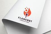 Flame Dot Logo, a Branding & Logo Template by Design_Planet (Thumbnail 2 of 4)