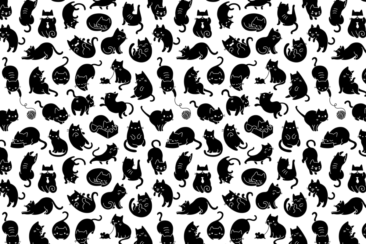 Meowers Icons and Seamless Pattern, a Pattern Graphic by Iconka (Photo 4 of 9)