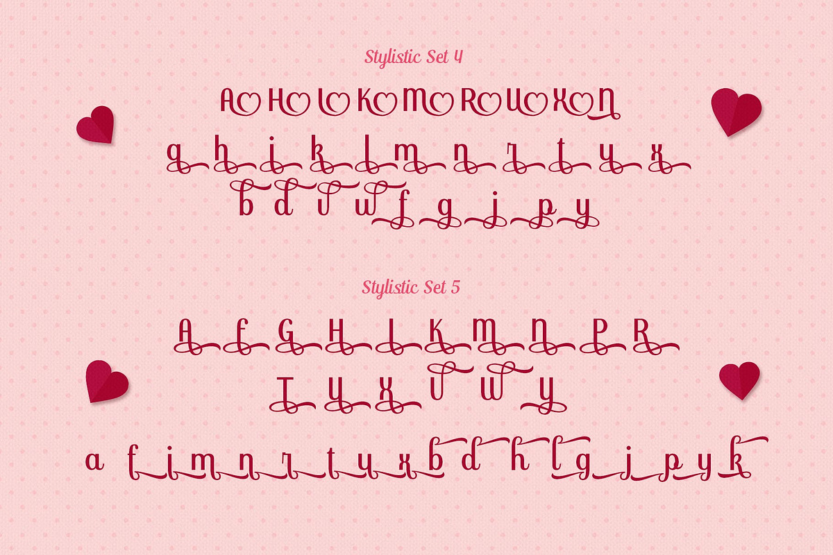 Cimory Love Typeface, a Script Font by alit design (Photo 10 of 15)