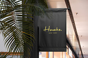 Logo Mockup Hanging Flag Sign, a Product Mockup by Asylab (Thumbnail 3 of 5)