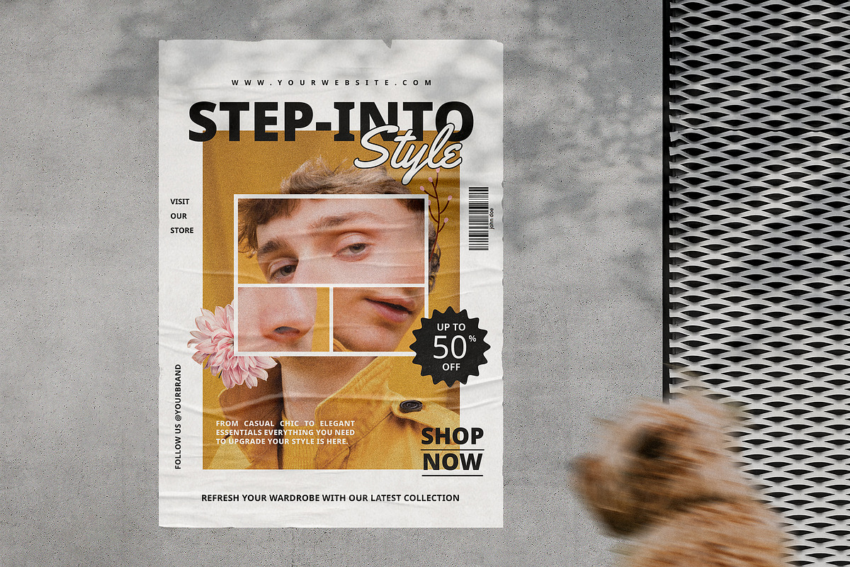Maximalist Fashion Sale Flyer, a Flyer Template by kylyman (Photo 3 of 3)