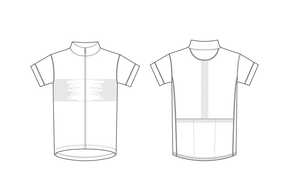 Sport T-shirt Fashion Flat Template, a Templates & Theme by flat fashion