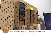 Peg Board Accessories Pen Organizer, a Templates & Theme by StanleyTirtoutomo (Thumbnail 3 of 9)