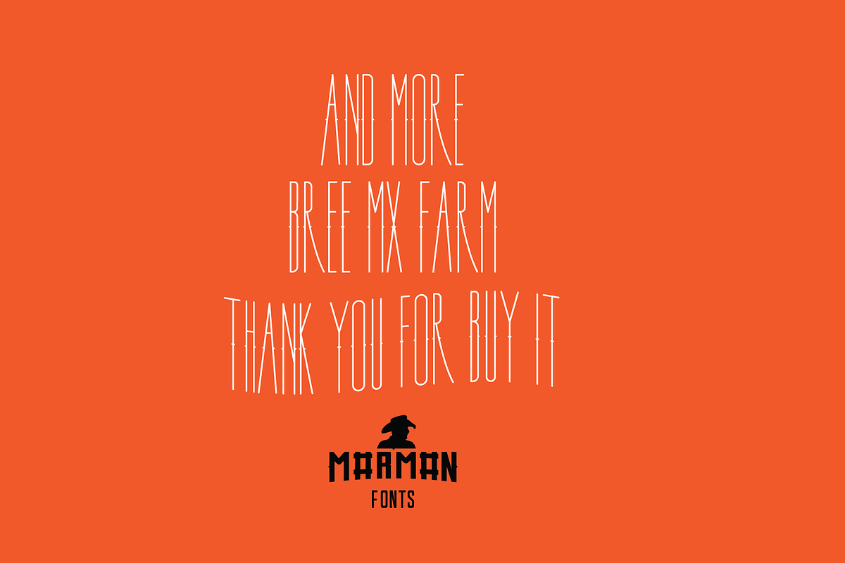 BREE MX - FARM, a Script Font by M#RM#N (Photo 5 of 5)