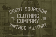 Brave Brigade - Tactical Display Fon, a Sans Serif Font by Invasi Studio (Thumbnail 3 of 10)