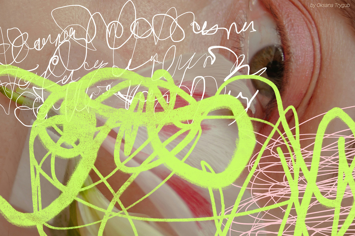 Bundle: Graffiti, Texture, Lettering, an Object Graphic by Oksana Trygub (Photo 6 of 19)