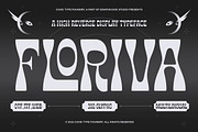 Floriva, a Sans Serif Font by graphicook (Thumbnail 1 of 10)