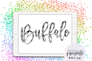 Buffalo Procreate Brush