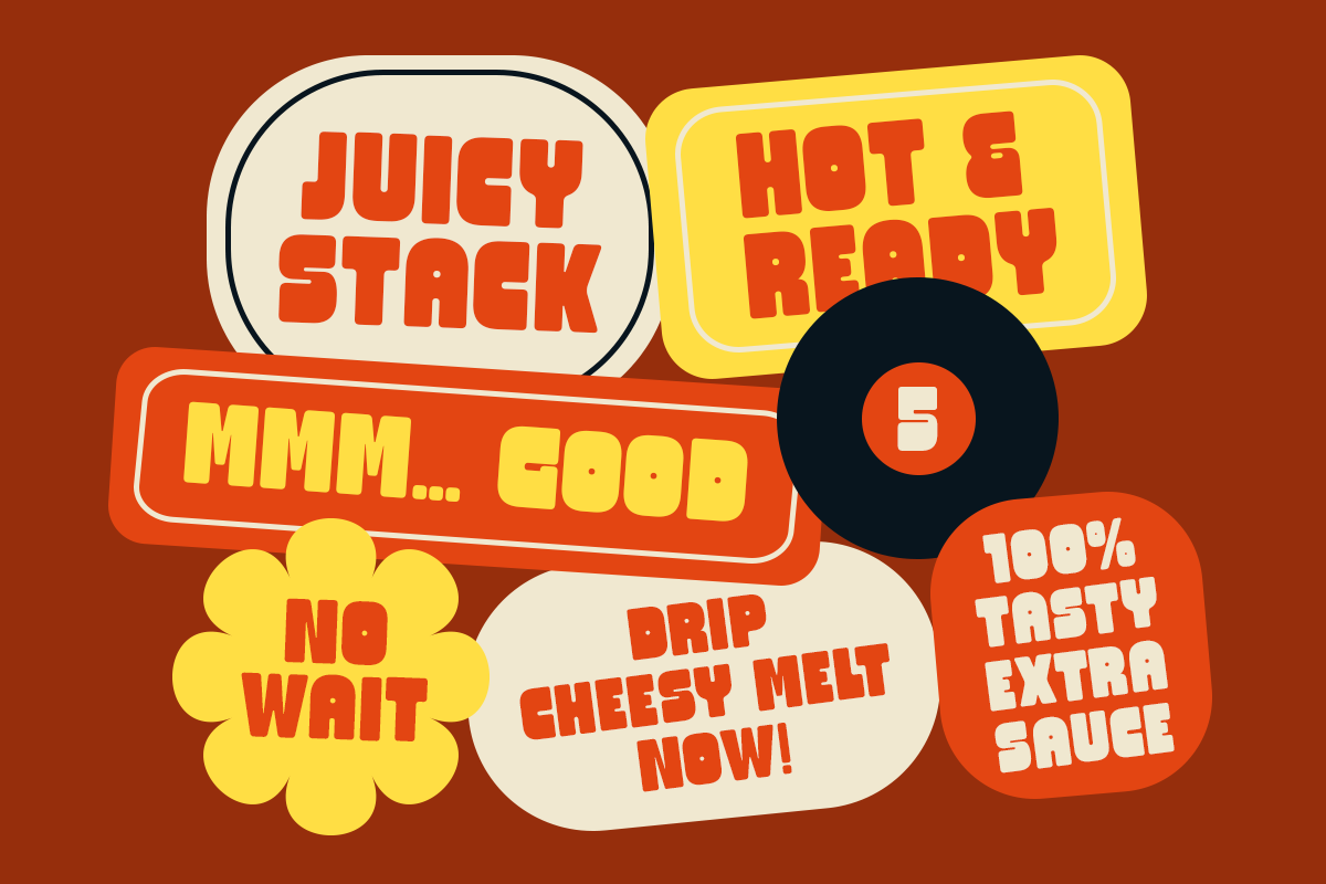 Bitsand – Bold Playful Display Font, a Sans Serif Font by roomspace creative lab (Photo 3 of 10)