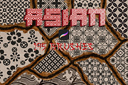 Traditional Asian pattern brushes, a Brush Add-On by TheWhiteCatLab (Thumbnail 1 of 10)