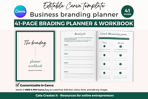 Branding Planner & Workbook Canva