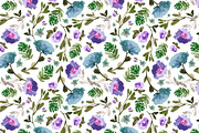 Purple, blue and green, a Pattern Graphic by Anya-D (Thumbnail 3 of 3)