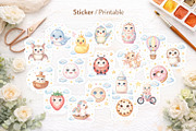 Watercolor Nursery Sublimation, an Illustration by Artnoy (Thumbnail 7 of 8)