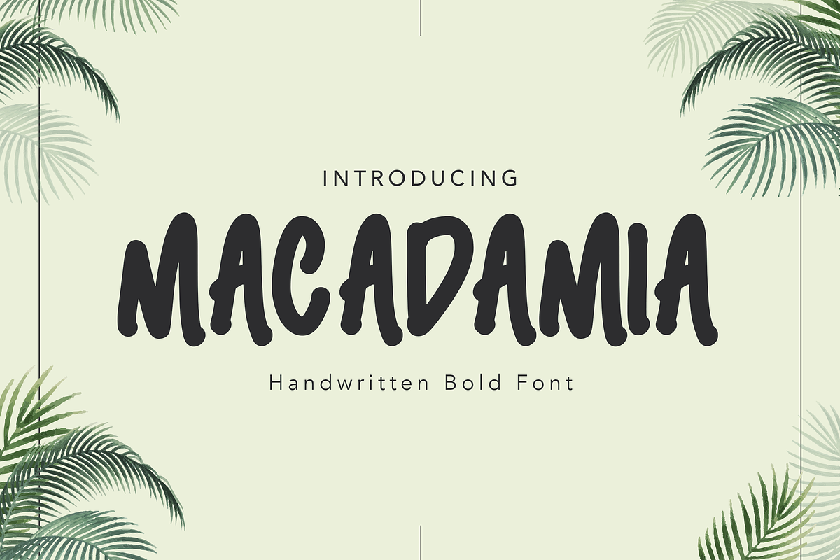 Macadamia Handwritten Font, a Handwritten Font by peterdraw (Photo 1 of 9)