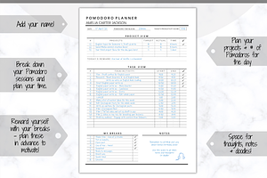 Pomodoro Planner Bundle!