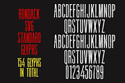 Rondack SVG - Ultra Condensed Font, a Handwritten Font by Surplus Type Co (Thumbnail 9 of 10)