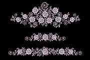 Lace roses frames and ribbons., a Pattern Graphic by Ajuga (Thumbnail 5 of 7)