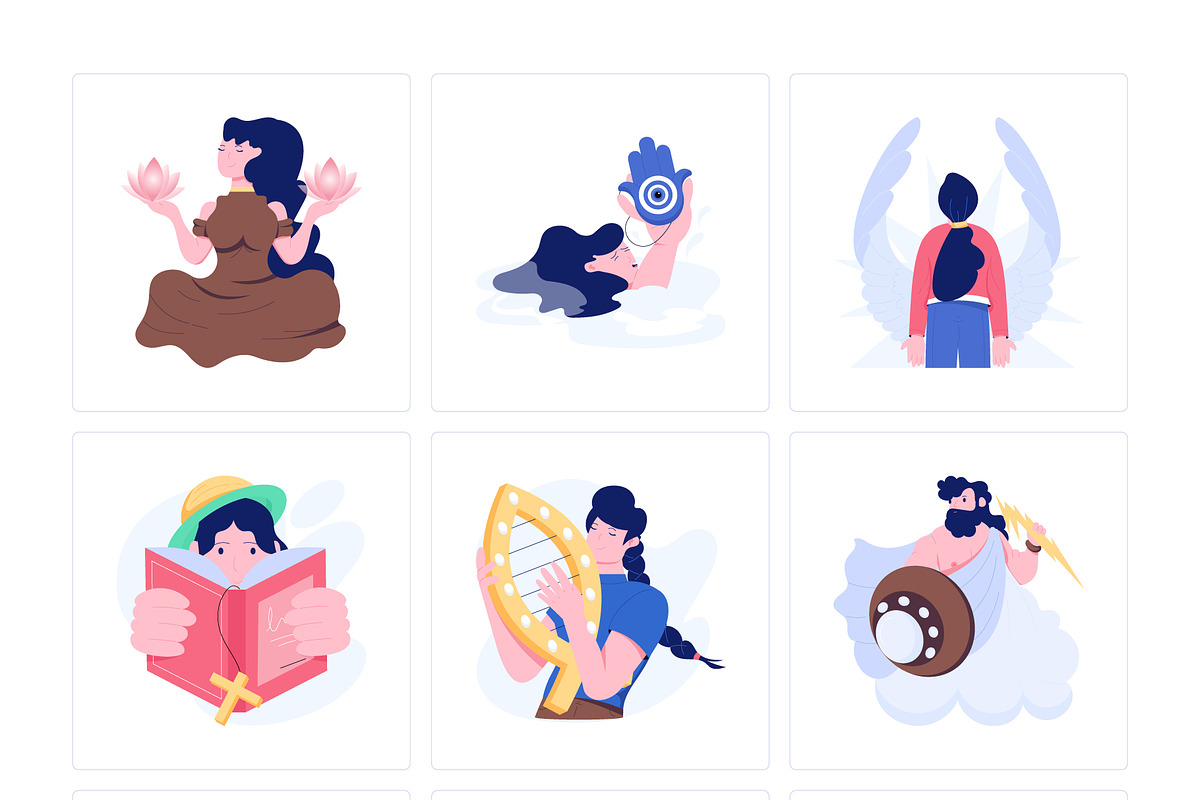 Faith Illustrations, a Person Illustration by Prosymbols (Photo 5 of 6)