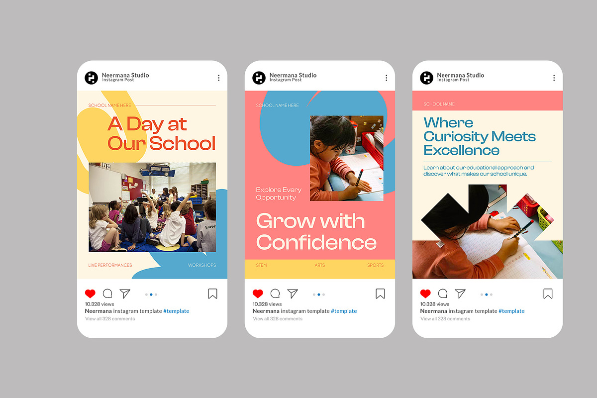 School Open House Instagram Post, a Social Media Template by Neermana (Photo 4 of 4)