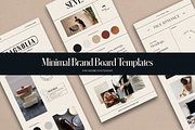 Minimal Brand Board Templates, a Product Mockup by ALunadoki Design (Thumbnail 1 of 5)