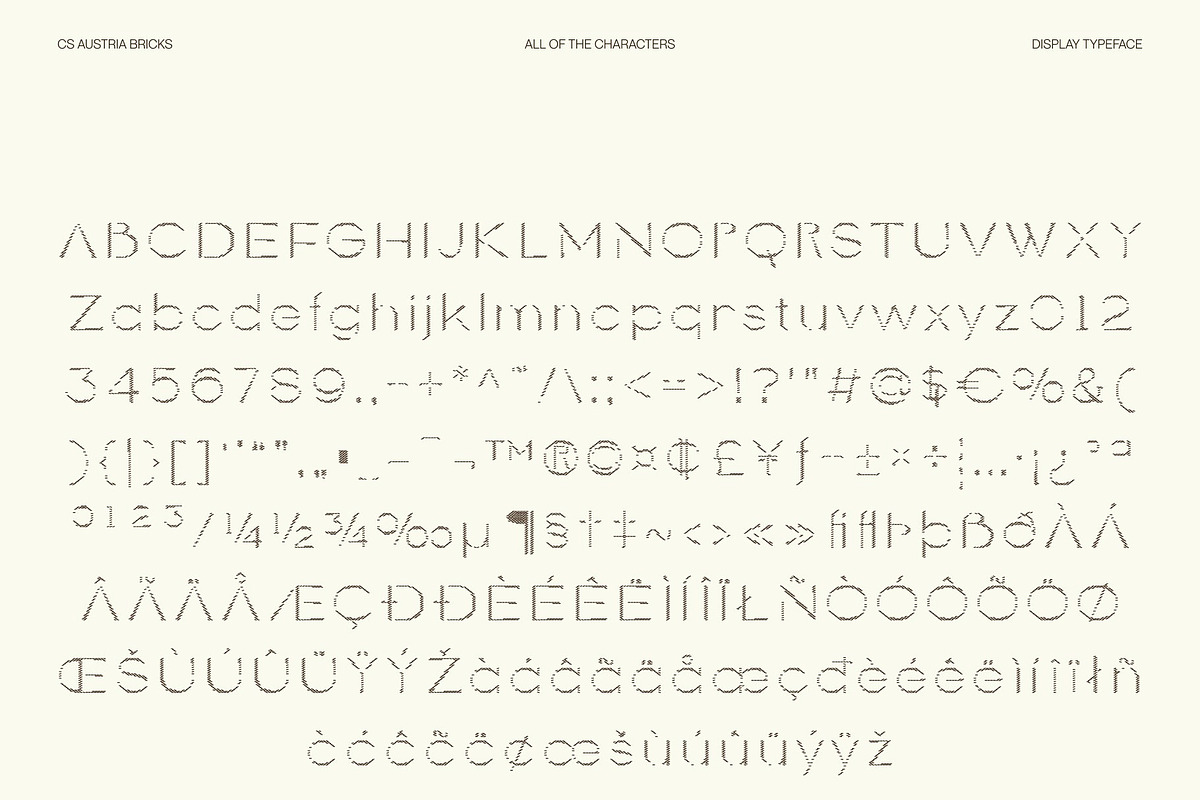 CS Austria Bricks, a Sans Serif Font by Craft Supply Co. (Photo 8 of 8)