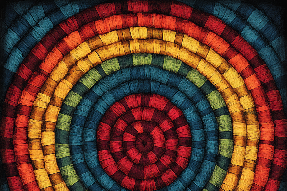 Pomo Indian Basket Pattern