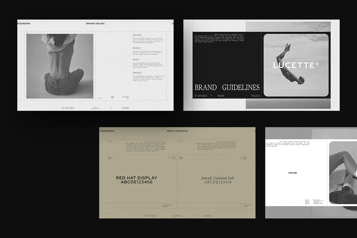 Lucette | Brand Guidelines, a Presentation Template by Studio Standard (Photo 5 of 12)