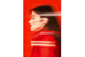 Asian Woman Profile with Blurring, a Beauty & Fashion Photo by Lermont51