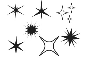 Sparkling Star Set 3 Procreate Brush