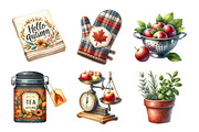 Kitchen-Themed Autumn Clipart Bundle, an Illustration by Daily.Designs (Thumbnail 3 of 5)