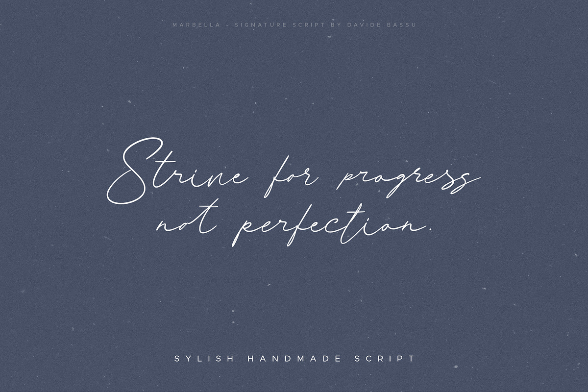 Marbella - Stylish signature script preview 6