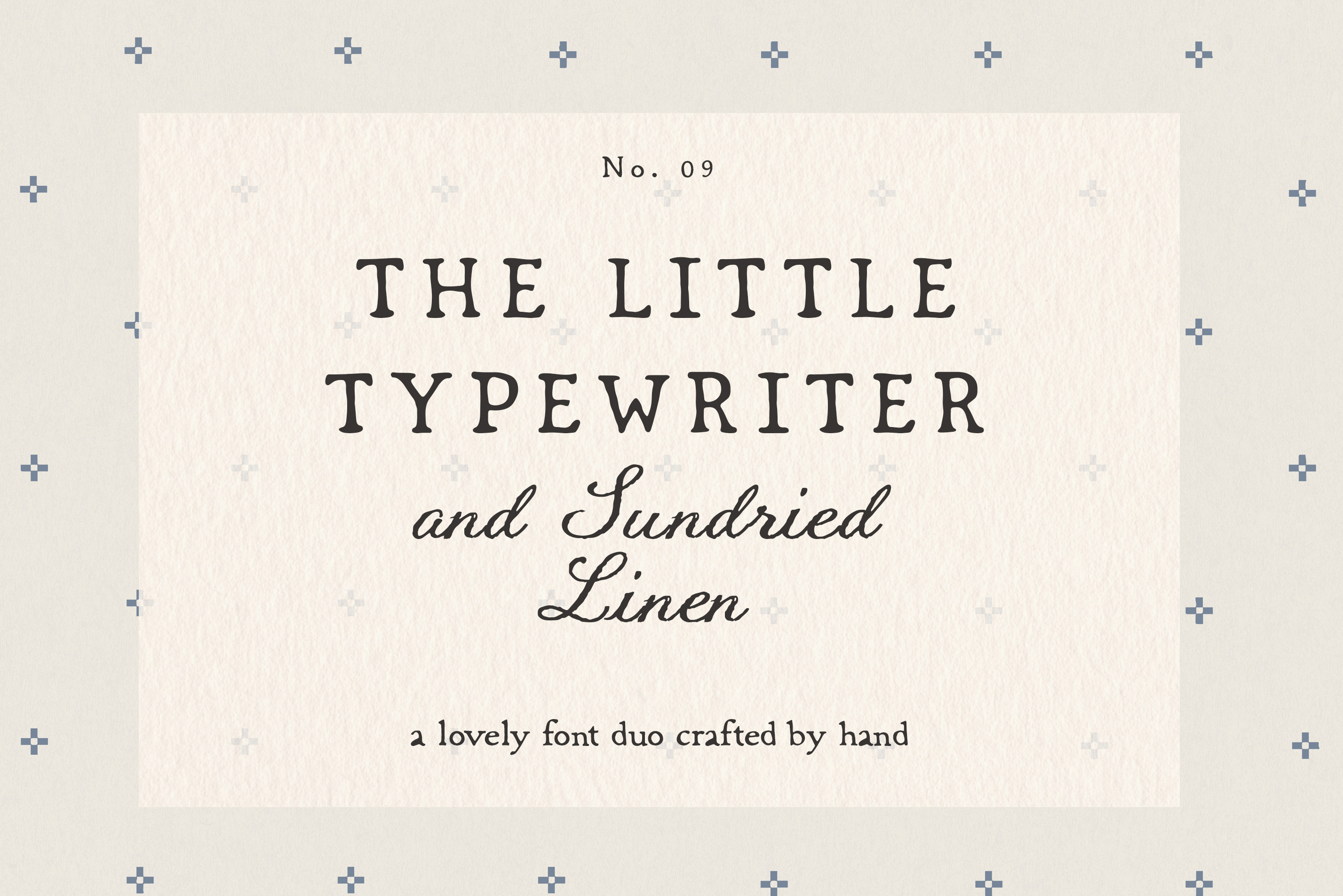 Handmade Typewriter & Rustic Script by Laras Wonderland | Creative Market