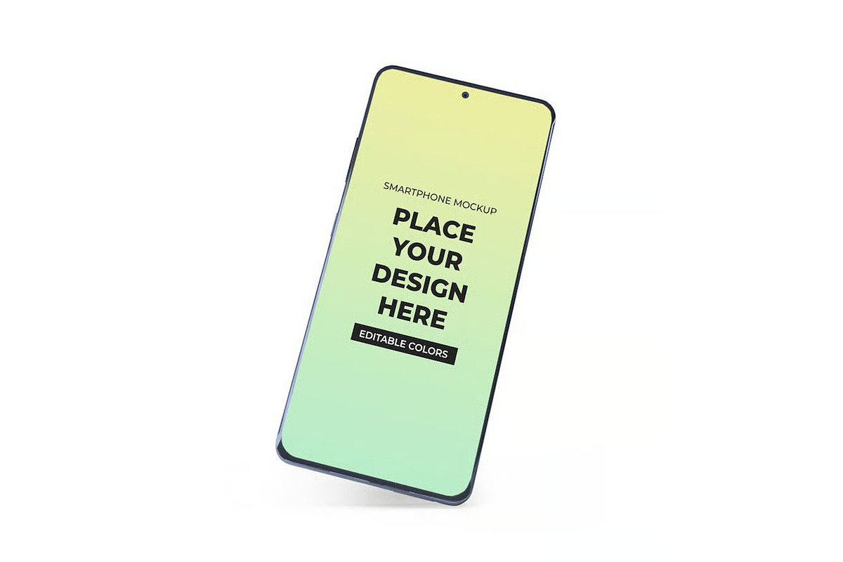 Smartphone Mockup Template Set, an Android Mockup by DesignRushMarket (Photo 7 of 10)