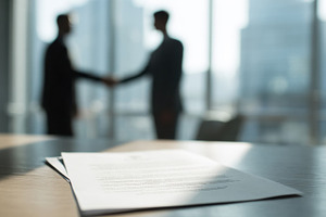 Business meeting in office space, a Photo by Beautiful things