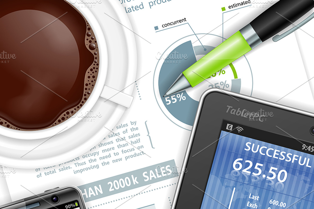 Business and Teamwork Concepts, a Finance Illustration by TAlex (Photo 5 of 6)
