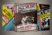 Jazz Flyer / Poster Bundle, a Flyer Template by Septian (Thumbnail 1 of 3)
